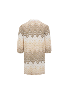 Abito corto in maglia raschel oro Imany Jr