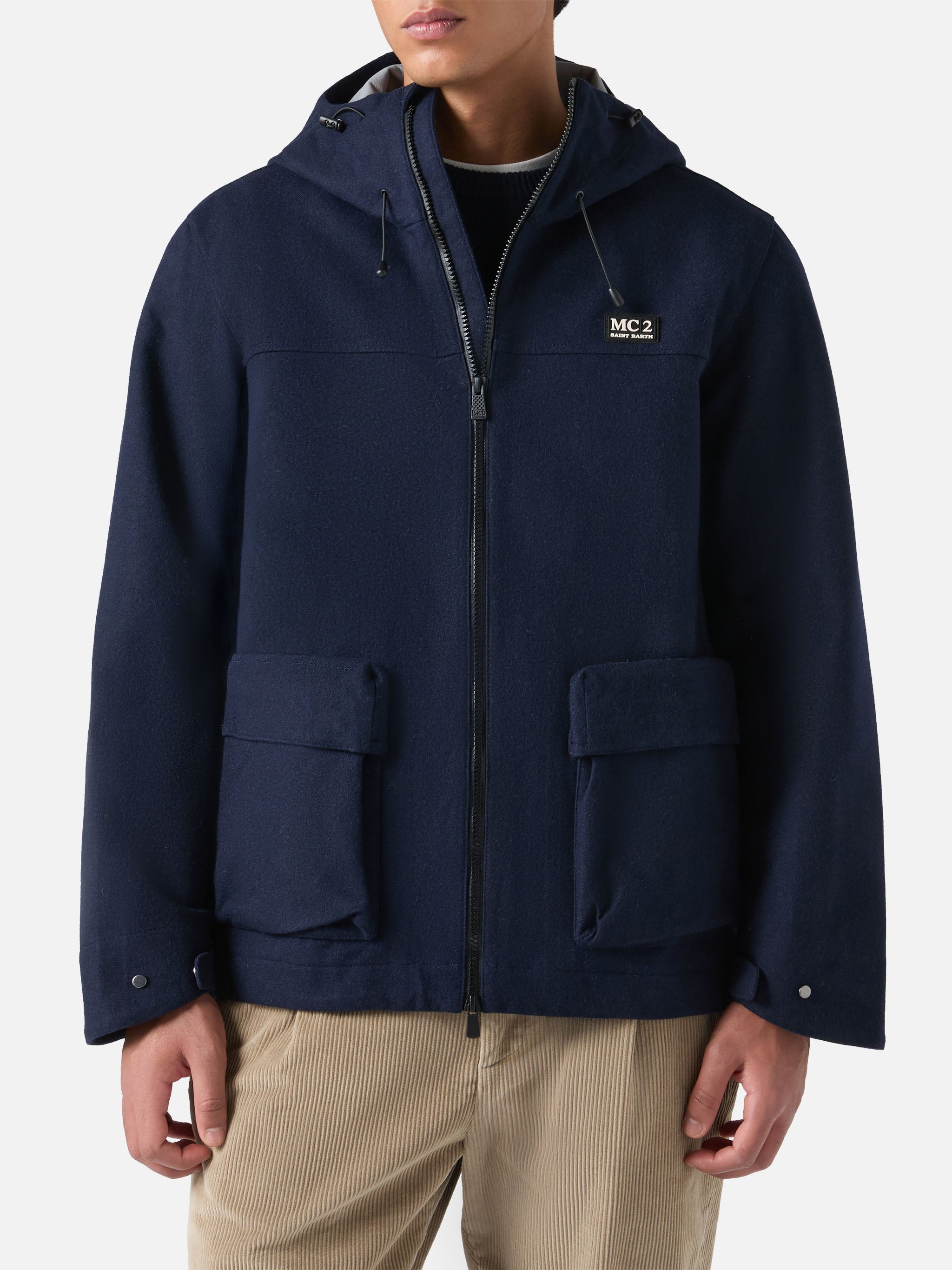 Black sweater Heron with St. Barth Negroni embroidery – MC2 Saint