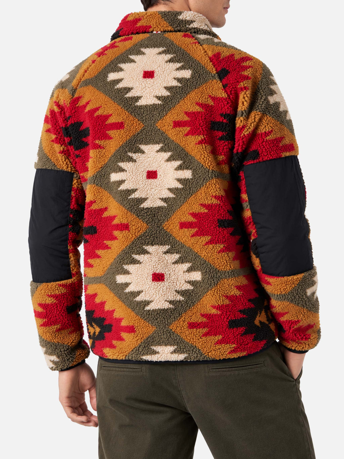 Veste sherpa Keystone à motif multicolore 