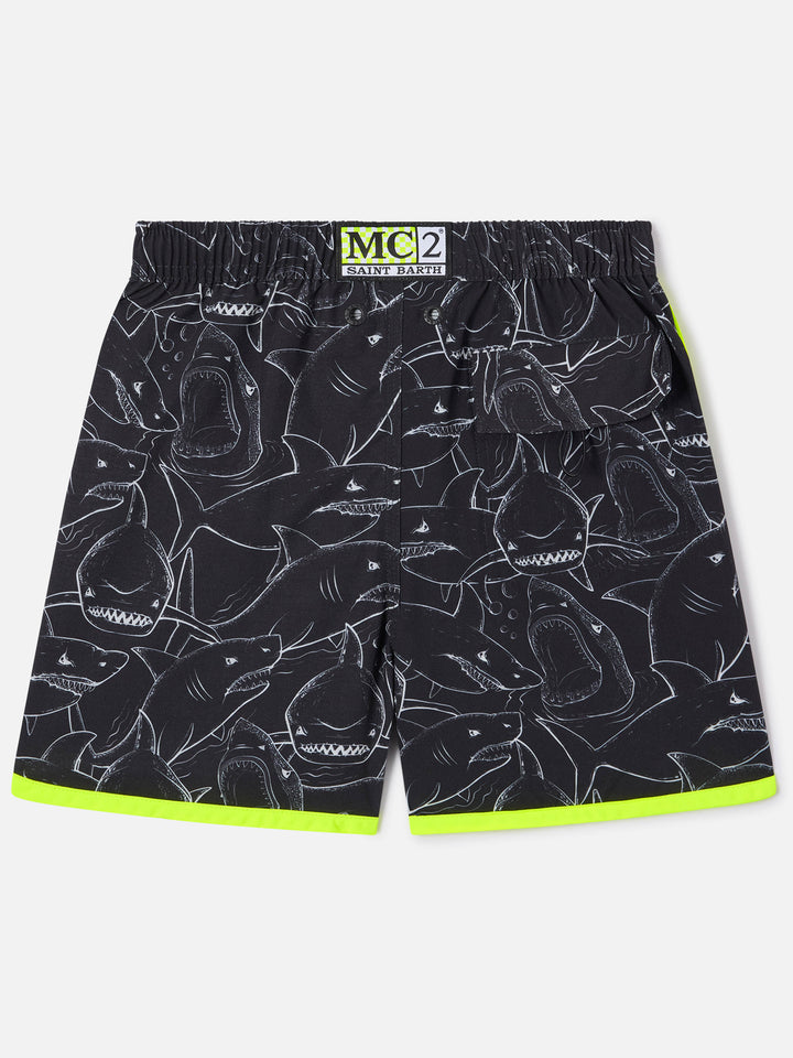 Badehose für Jungen mit Hai-Print 