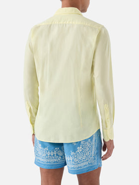 Camicia Chemise in cotone burro tinta unita