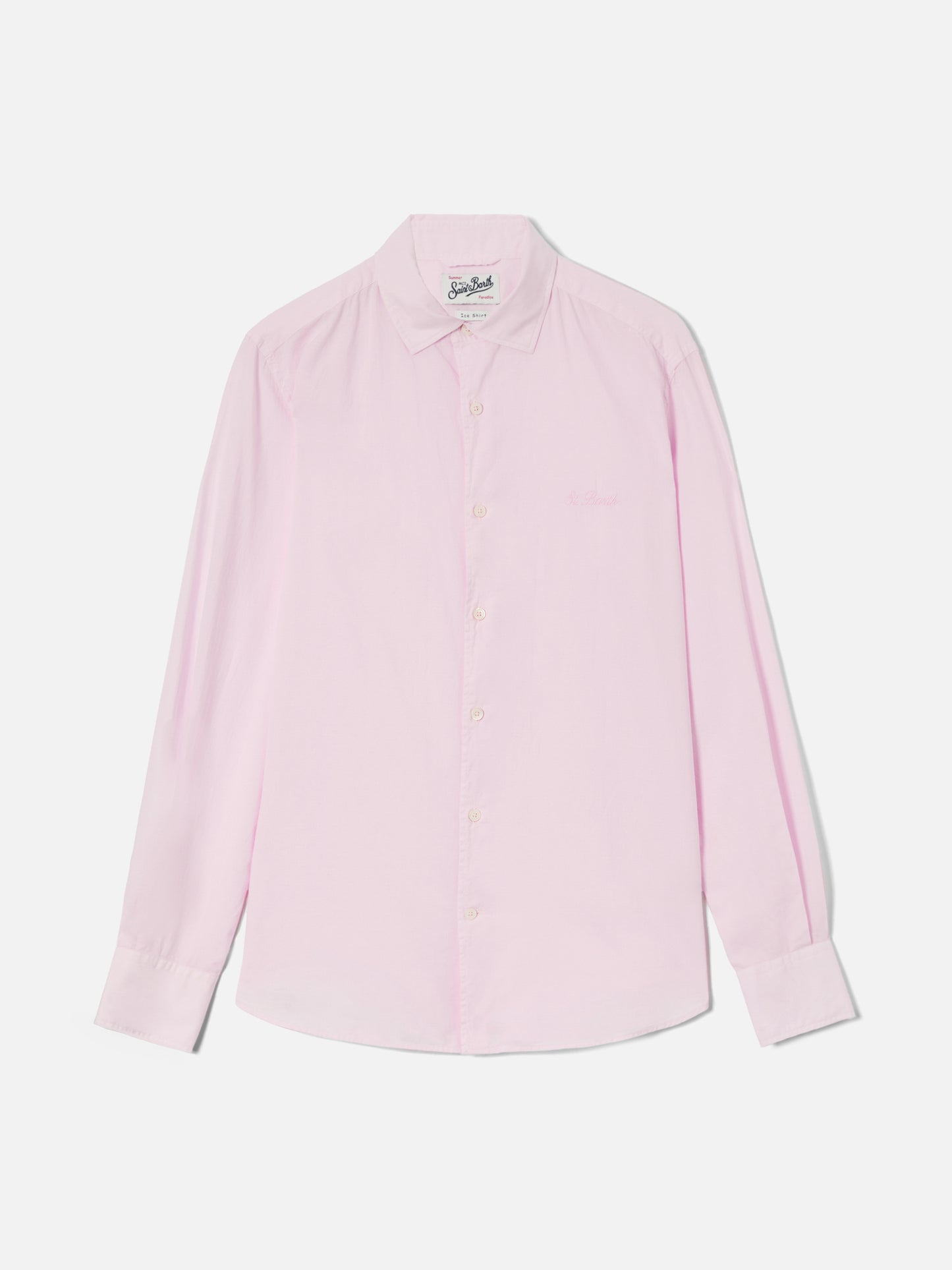 Chemise Ice rose en voile de coton pur 
