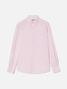 Chemise Ice rose en voile de coton pur 