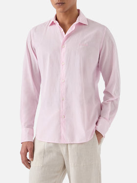 Chemise Ice rose en voile de coton pur 