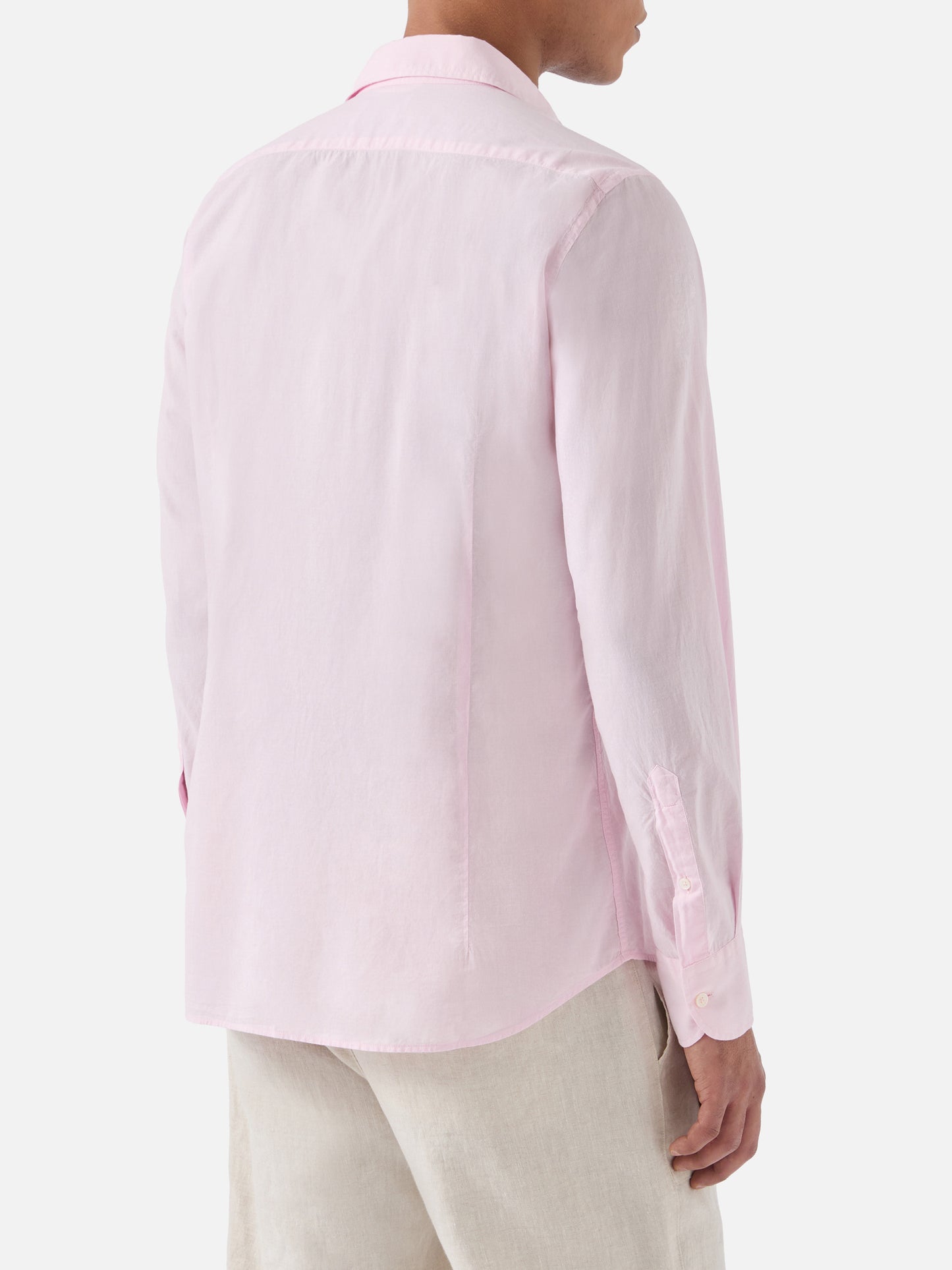Chemise Ice rose en voile de coton pur 
