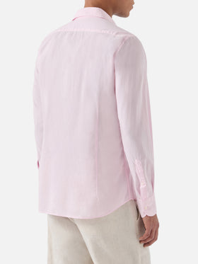 Chemise Ice rose en voile de coton pur 