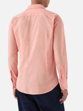 Peach Chemise Ice shirt in pure cotton voile