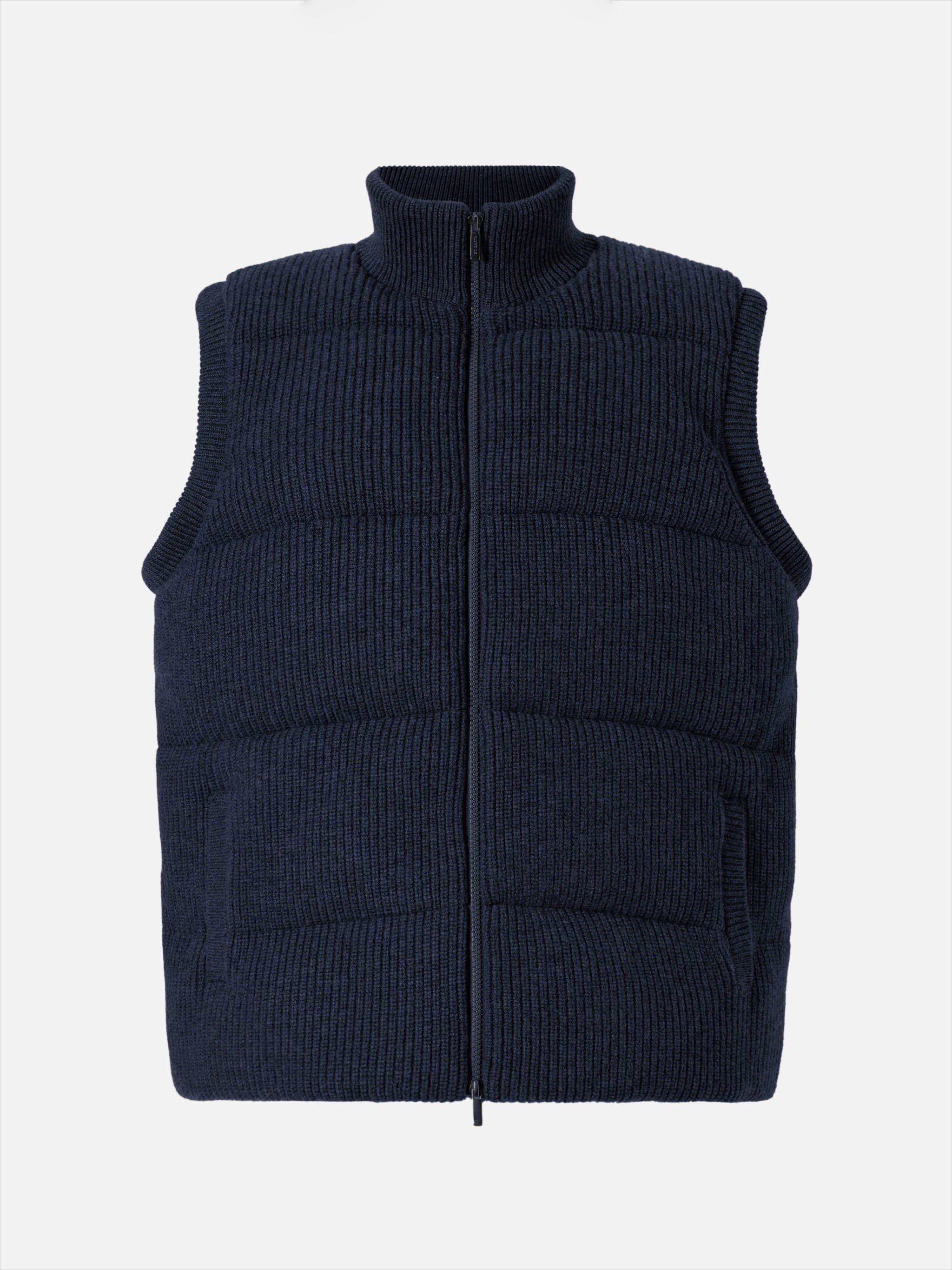 Leeds Knit padded gilet in blue – MC2 Saint Barth