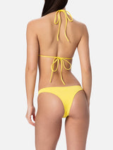 Bikini da donna a triangolo giallo pallido Leah Naomi