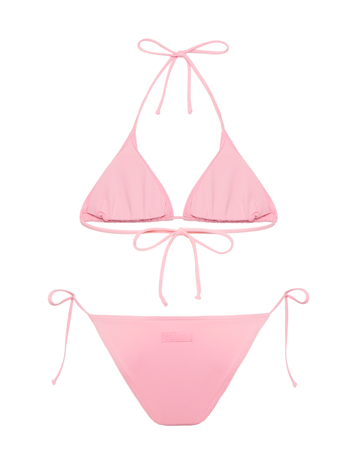 Leah Marielle pink bikini with triangle top and classic briefs - MC2 Saint Barth