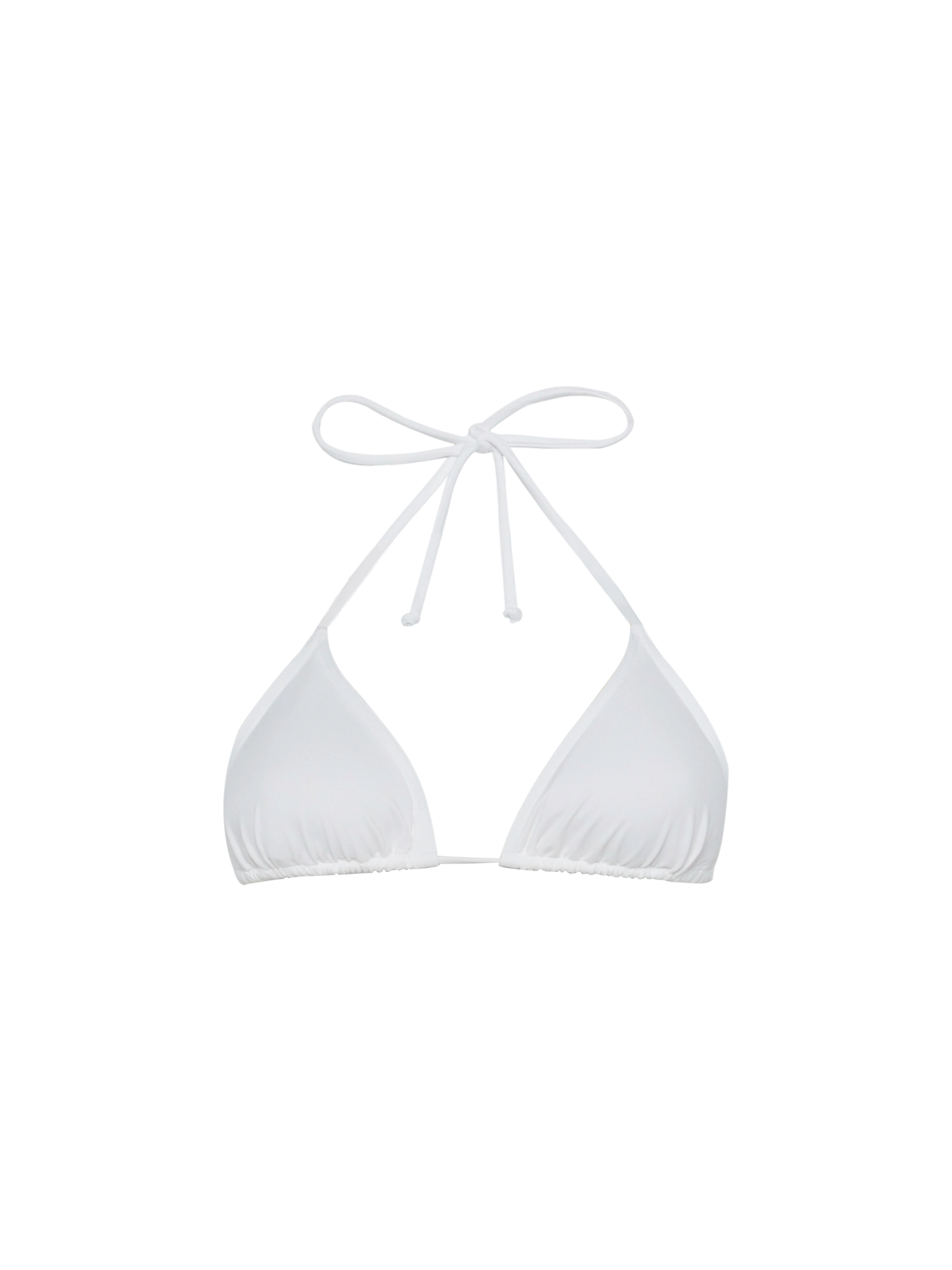 Leah white triangle top swimsuit - MC2 Saint Barth