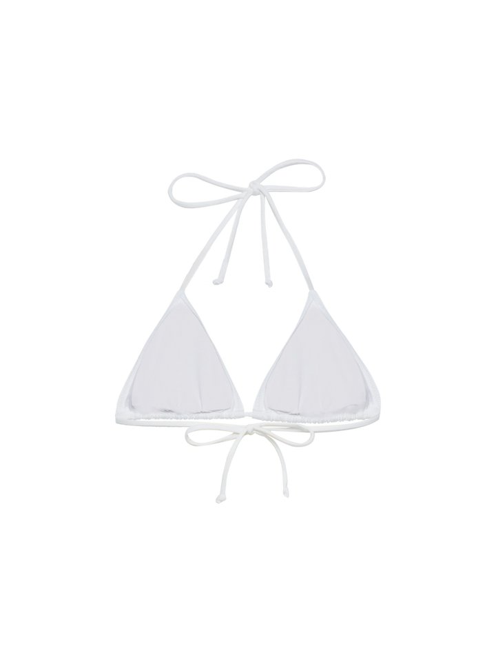 Leah white triangle top swimsuit - MC2 Saint Barth