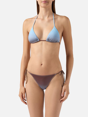 Klassischer Triangel-Bikini Leah Marielle mit Farbverlauf