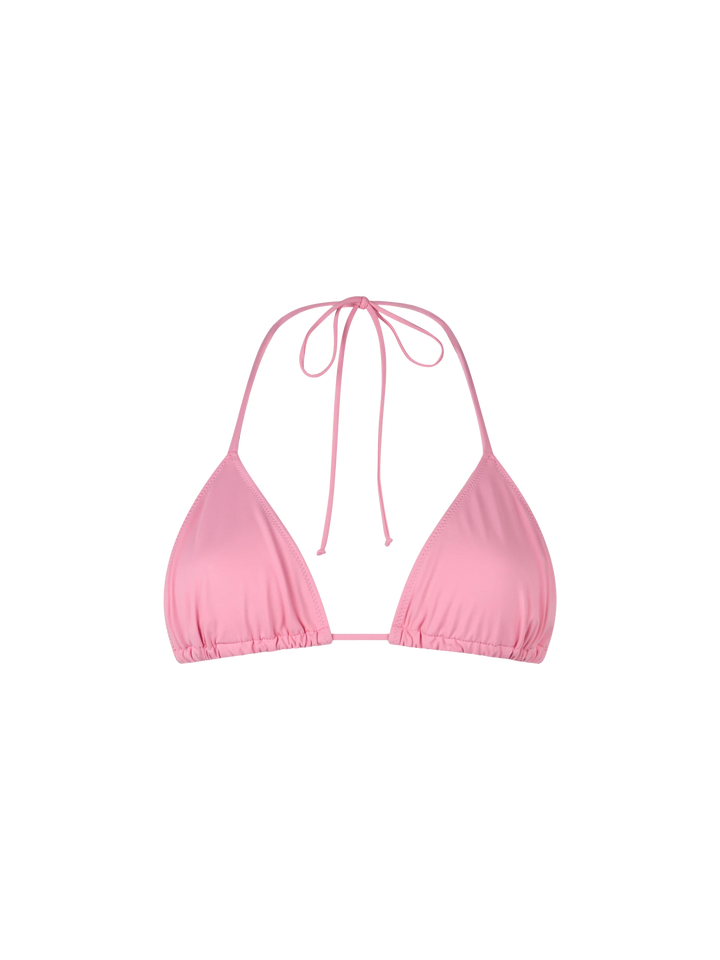 Rosa Badeanzug mit Triangel-Oberteil für Damen Leah