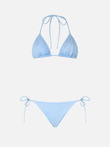 Bikini a triangolo azzurro chiaro da donna Leah Marielle