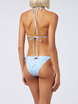 Bikini da donna a triangolo vintage fiori Leah Virgo