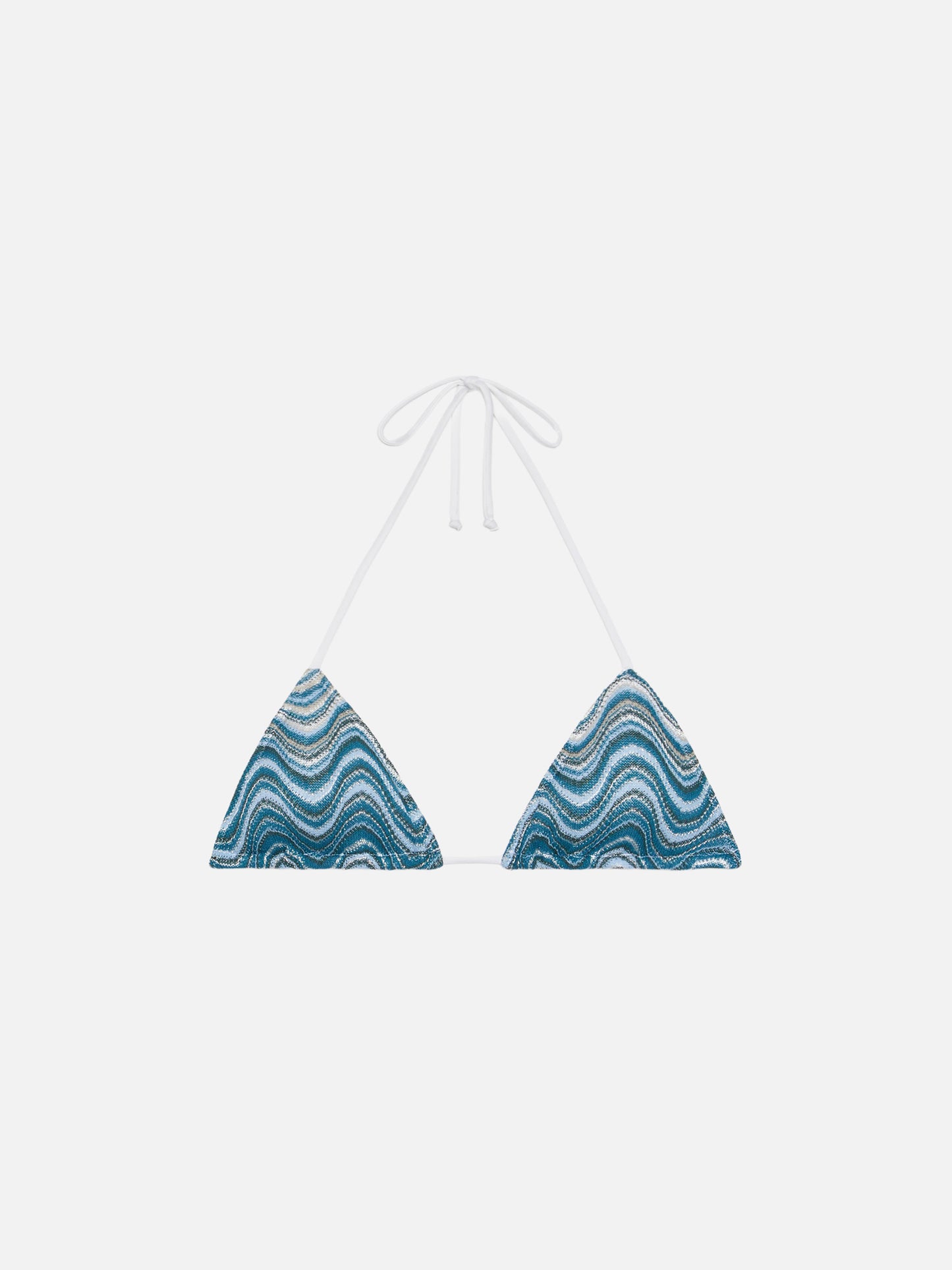 Leah raschel wave pattern triangle top