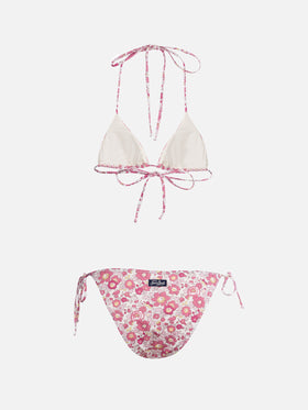 Damen-Bikinioberteil Betsy mit Triangel-Cups Leah | MADE WITH LIBERTY FABRIC 