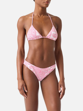 Bikini triangle Leah Lido rose paisley 