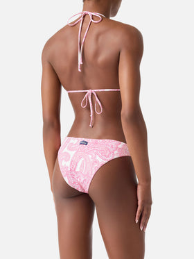 Bikini triangle Leah Lido rose paisley 