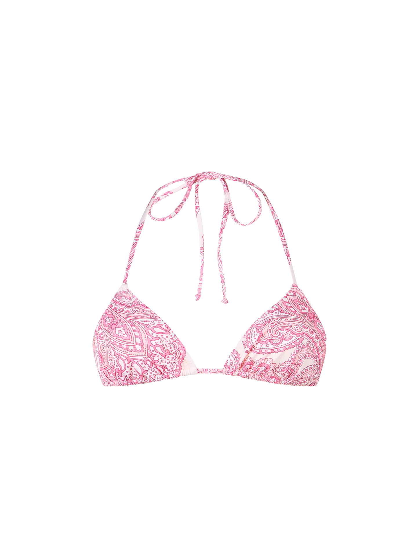 Damen-Badeanzug Leah mit rosafarbenem Paisley-Dreiecksoberteil