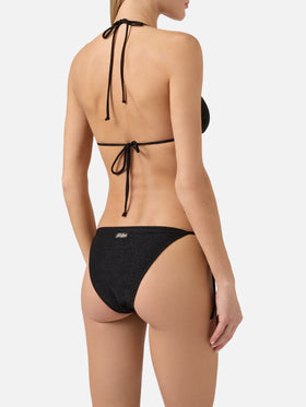 Bikini Leah Teen in maglina lurex nero