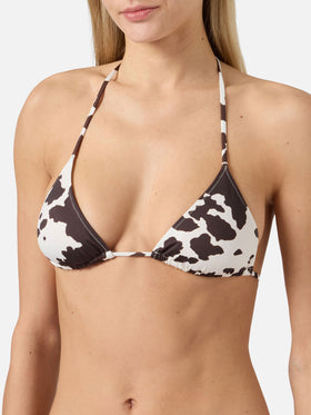 Bikini Leah Teen con stampa muccata
