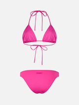 Bikini fucsia da donna con top a triangolo Leah Lido