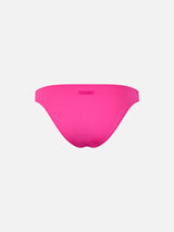 Woman fuchsia triangle bikini Leah Lido