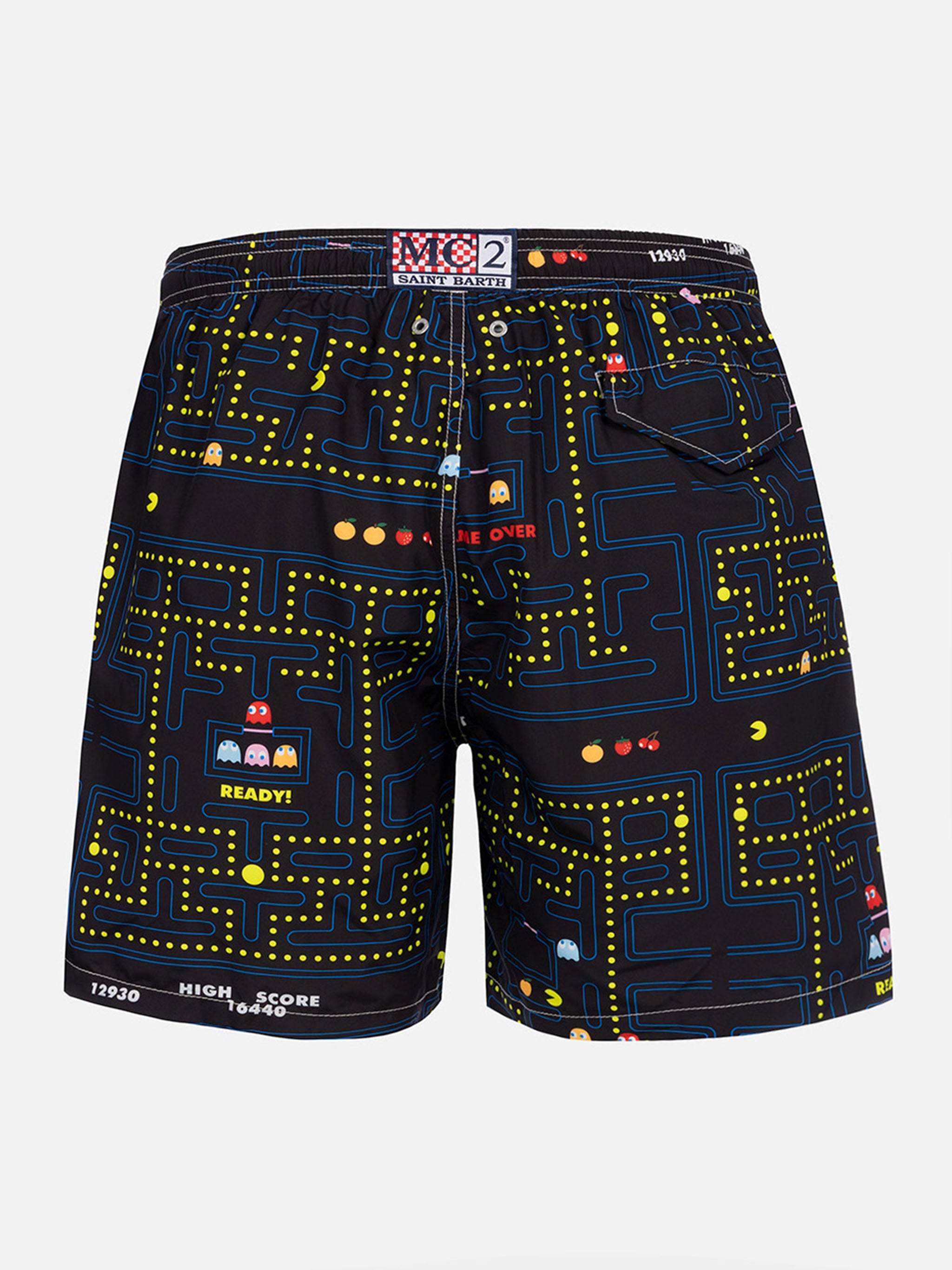 Lighting swim shorts with Pac-Man print | Special Edition – MC2