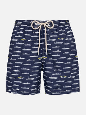 Costume da bagno da uomo in tessuto leggero con stampa Magnum Marine | EDIZIONE SPECIALE MAGNUM MARINE