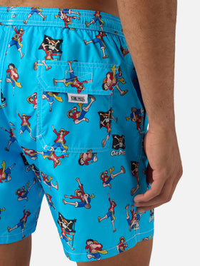 Lighting swim shorts with One Piece all-over print | Special Edition