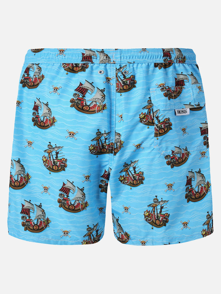 Lightweight fabric swim shorts Lighting with One Piece print | ONE PIECE® SPECIAL EDITION