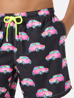 Badeshorts mit Lighting Cars-Print | Special Edition 