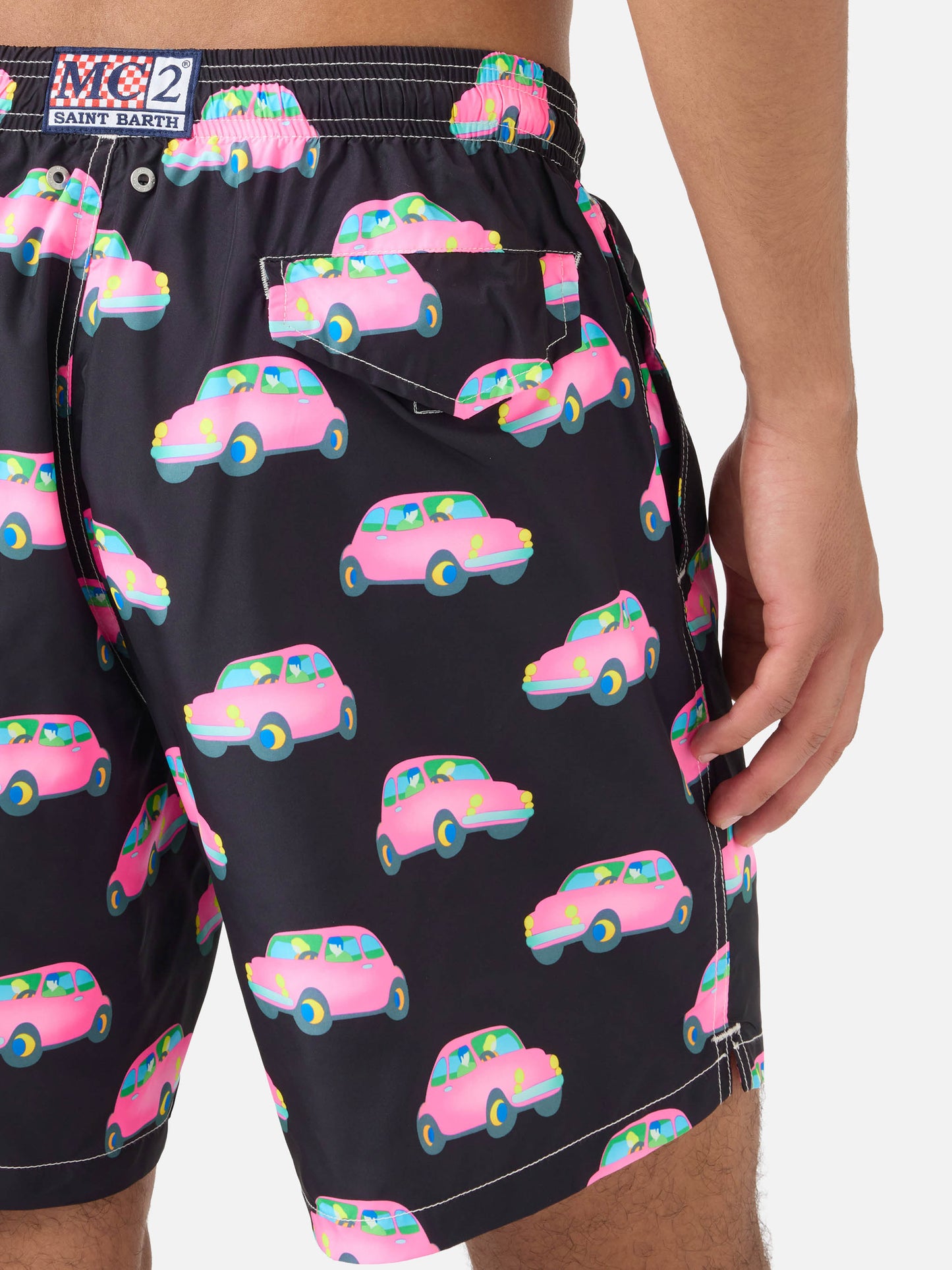 Badeshorts mit Lighting Cars-Print | Special Edition 