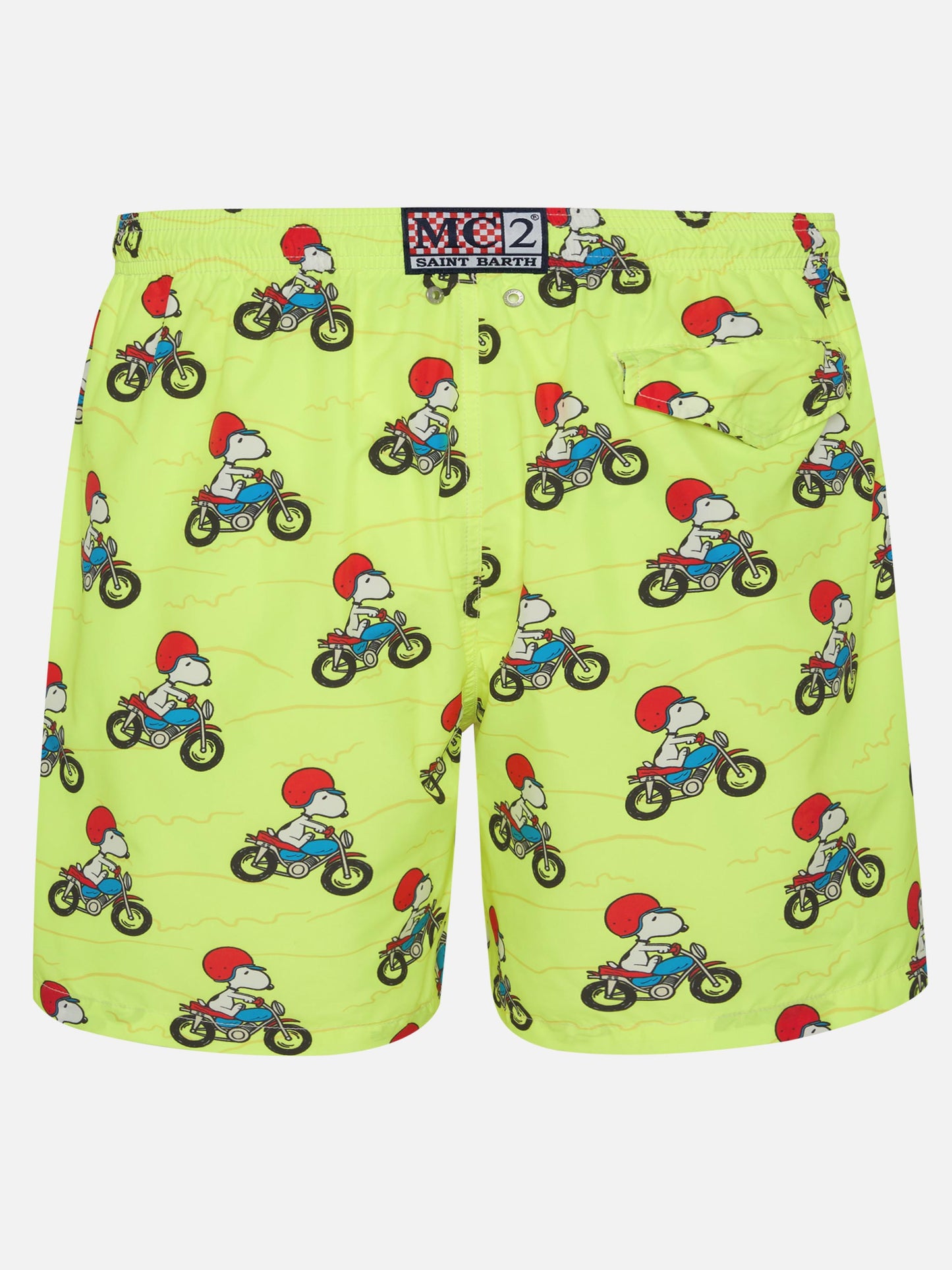 Costume da bagno da uomo in tessuto leggero con stampa Snoopy | EDIZIONE SPECIALE PEANUTS®