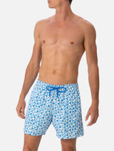 Herren-Badeshorts aus leichtem Stoff Lighting Micro Fantasy mit Hummer-Print