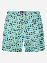 Man lightweight fabric swim-shorts Lighting Micro Fantasy with Peanuts print | SNOOPY PEANUTS™ SPECIAL EDITION