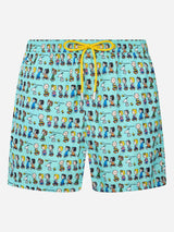 Man lightweight fabric swim-shorts Lighting Micro Fantasy with Peanuts print | SNOOPY PEANUTS™ SPECIAL EDITION