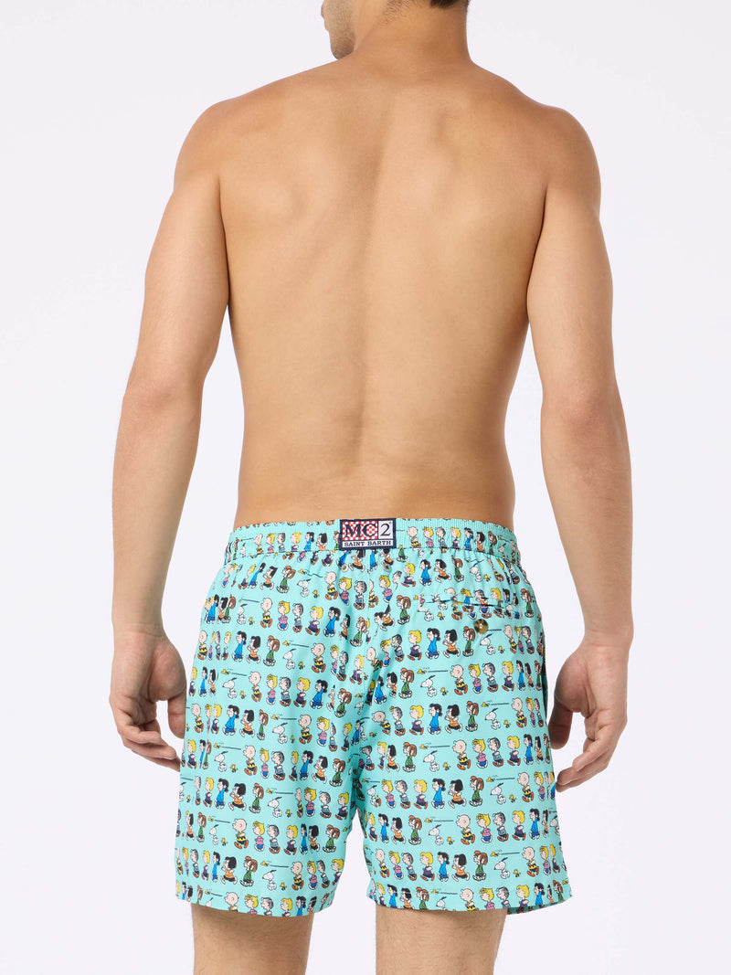 Herren-Badeshorts aus leichtem Stoff Lighting Micro Fantasy mit Peanuts-Aufdruck | SNOOPY PEANUTS™ SONDEREDITION