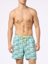 Herren-Badeshorts aus leichtem Stoff Lighting Micro Fantasy mit Peanuts-Aufdruck | SNOOPY PEANUTS™ SONDEREDITION