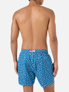 Lighting Micro Fantasy blue starfish print swim shorts