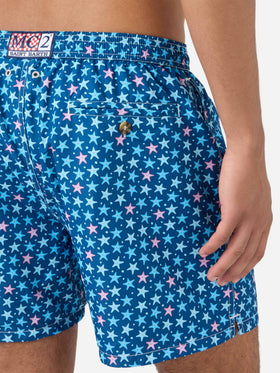 Lighting Micro Fantasy blue starfish print swim shorts