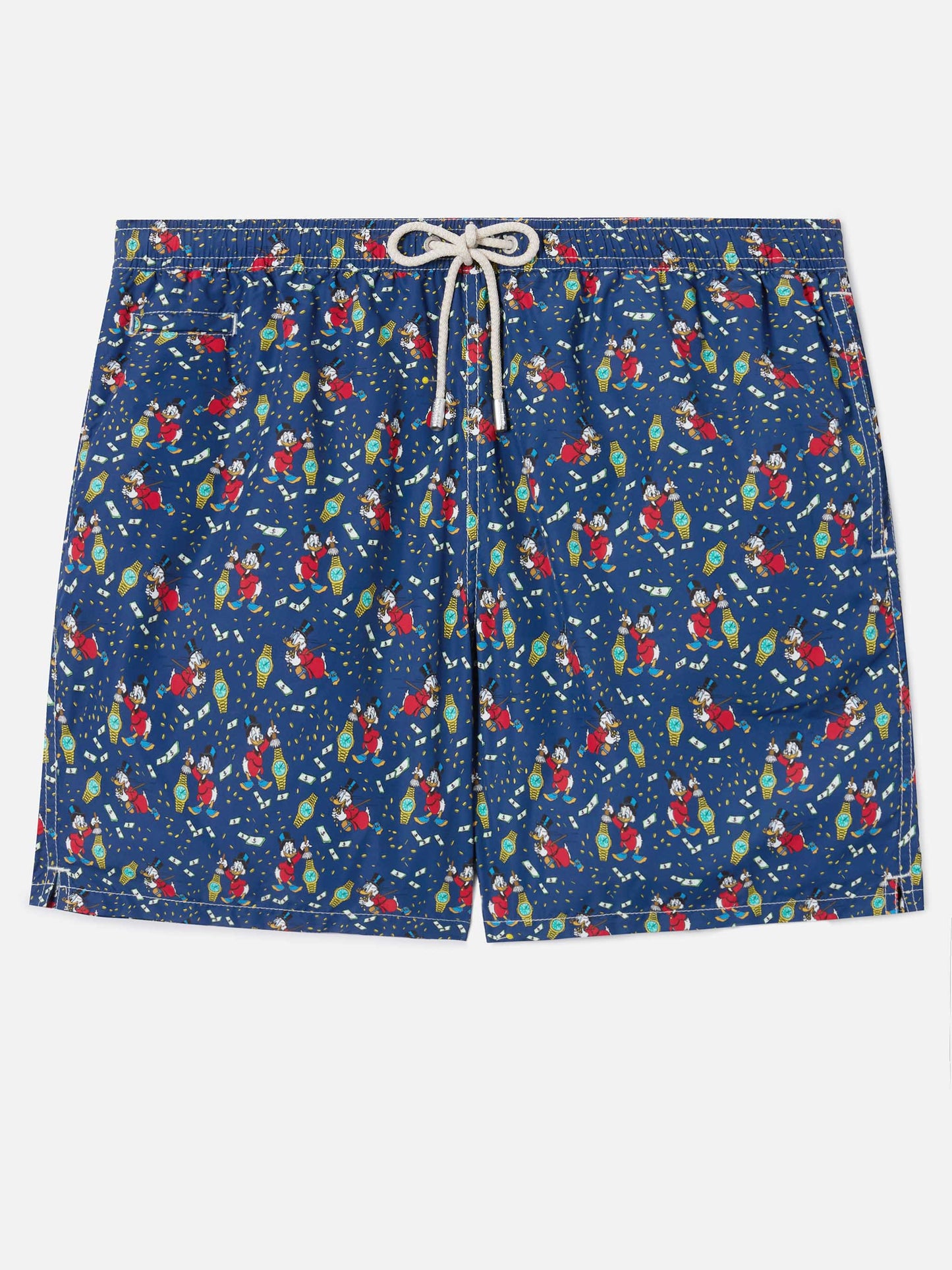 Bañador corto Micro Lighting Navy con estampado McDuck y relojes | Edición Especial 
