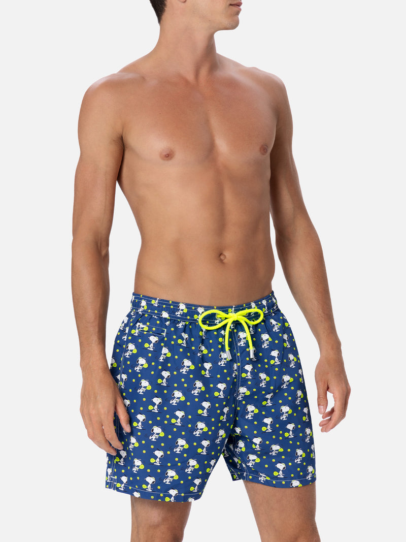 Herren-Badeshorts aus leichtem Stoff Lighting Micro Fantasy mit Snoopy-Padel-Aufdruck | SNOOPY PEANUTS™ SONDEREDITION