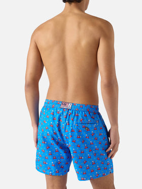 Bluette Lighting Micro swim shorts with crab padel print
