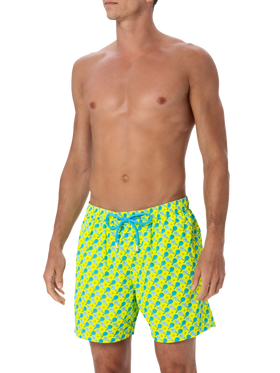 Costume da bagno da uomo in tessuto leggero Lighting Micro Fantasy con stampa padel