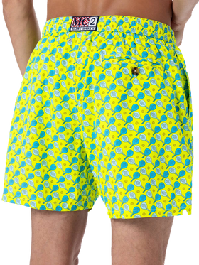 Costume da bagno da uomo in tessuto leggero Lighting Micro Fantasy con stampa padel