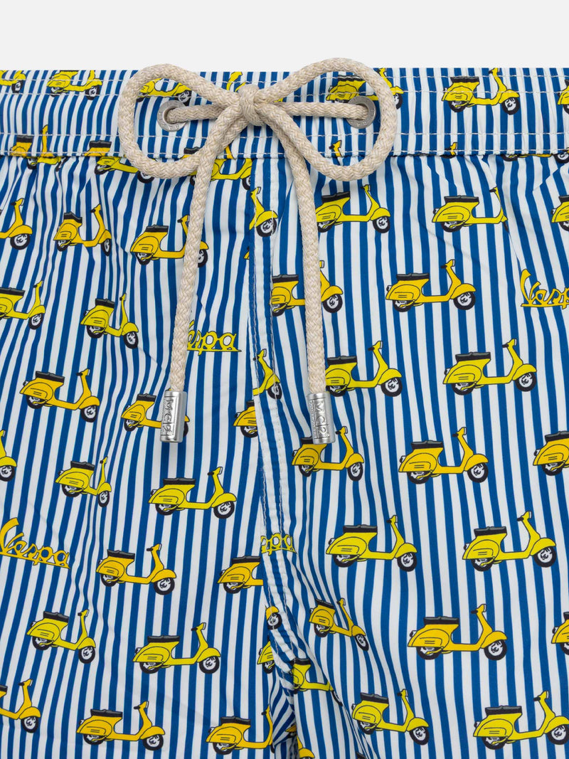 Lightweight fabric swim shorts Lighting with Vespa print | VESPA SPECIAL EDITION