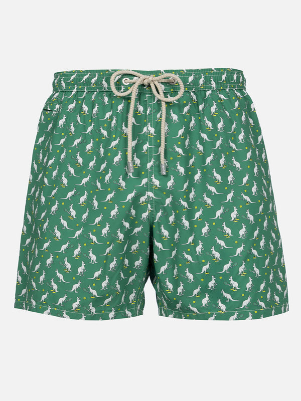 Herren-Badeshorts aus leichtem Stoff Lighting Micro Fantasy mit Känguru-Print | AUSTRALIAN BRAND SPECIAL EDITION